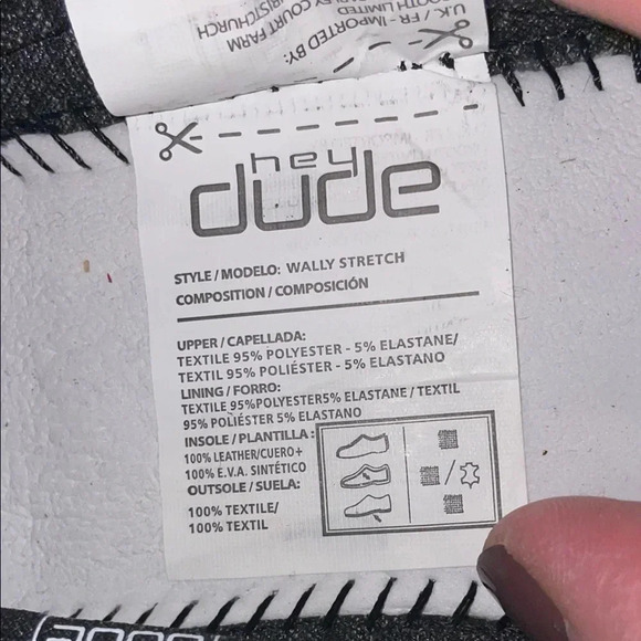 Hey Dude Black and Gray Loafers with Flexible Sole and Moccasin Design - Picture 11 of 12